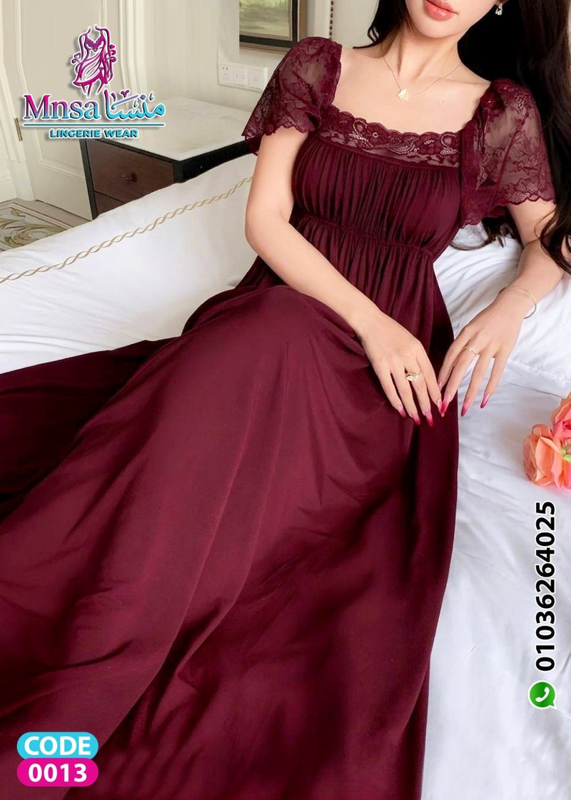 Maxi Nightgown Dress – Elegant Women's Homewear & Sleepwear