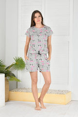 بيجامه شورت قطن كود ٣ - Divarouj